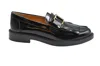 Tod's Black Leather Loafers In Black