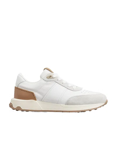TOD'S TOD'S ROUND TOE LACE-UP SNEAKERS