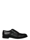 Tod's Leather Lace-up Shoes Glossy Finish In Black