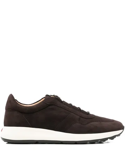 Tod's Suede Allacciato 79k Sneakers In Brown