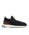 Tod's Laced Sneakers In Black