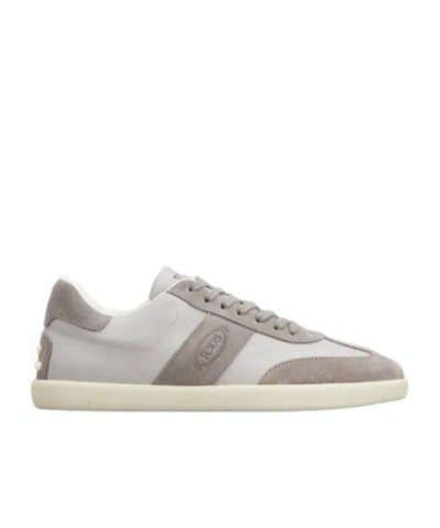 Tod's Laced Sneakers In Gray