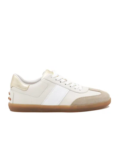 Tod's Laced Sneakers In White
