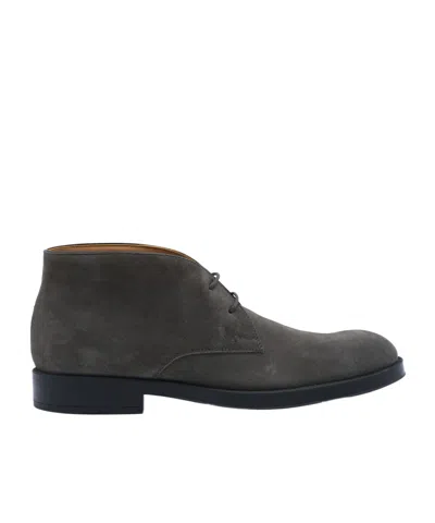 Tod's Lace-up Ankle Boots In Black