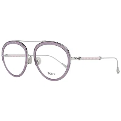 Tod's Ladies' Spectacle Frame Tods To5211 52072 Gbby2 In Purple
