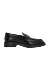 Tod's Smooth Leather Loafers In Black