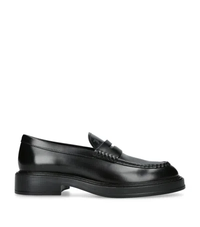 Tod's Leather Loafer In Black