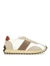 Tod's Fabric And Suede Sneakers With Contrast Panels In White