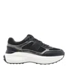 Tod's Leather And Technical Fabric Sneakers In Gray