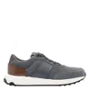 Tod's Contemporary Grey Sneakers With Suede And Leather Accents In Gray