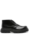 Tod's Leather Ankle Boots In Black