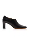 Tod's Cuoio Leather Low-cut Ankle Booties In Black
