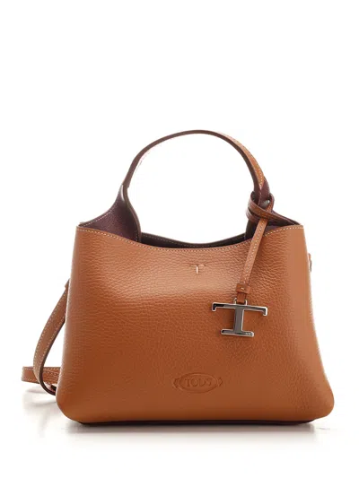 Tod's Leather Bag Handbags Brown