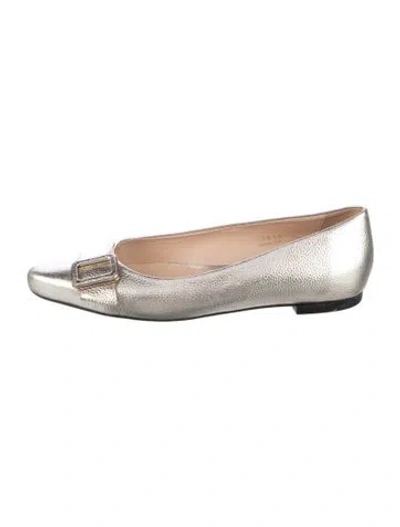 Pre-owned Tod's Leather Ballet Flats