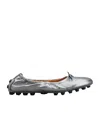 Tod's Ballet Flats In Gray