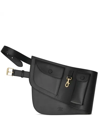 Tod's Leather Belt Bag In Black