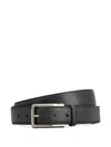 Tod's Black Solid Buckle Belt In Black