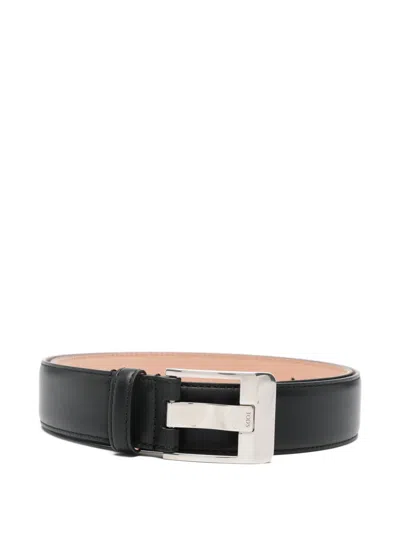 Tod's Leather Belt In Black