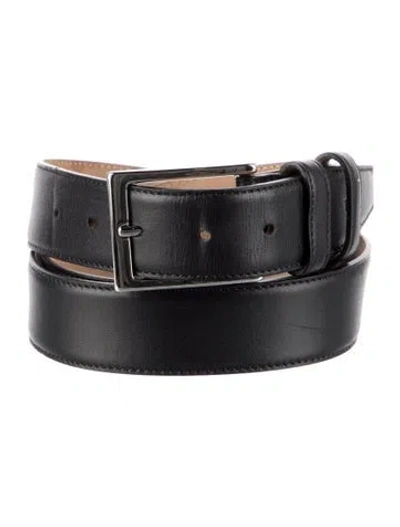Pre-owned Tod's Leather Belt In Black