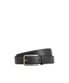 Tod's Black Solid Buckle Belt In Black