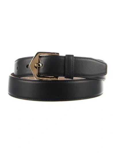 Pre-owned Tod's Leather Belt In Black