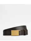Tod's Leather Belt In Brown