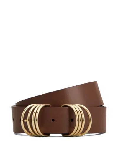Tod's Belt In Leather In Brown