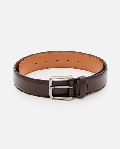 Tod's Leather Belt In Gold