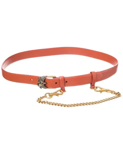 Tod's Tods Leather Belt In Orange