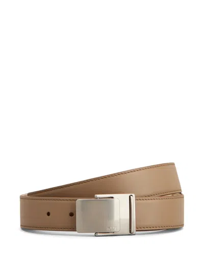 Tod's Belt In Leather In Beige