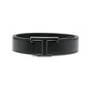 Tod's Xcmcqr55108rjv New T Belt P.35 Vers. 2 Fasciata