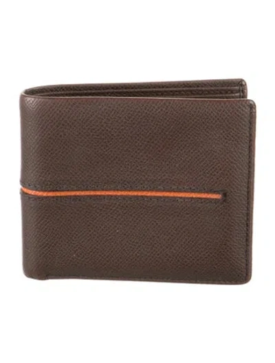 Pre-owned Tod's Leather Bifold Wallet In Multi