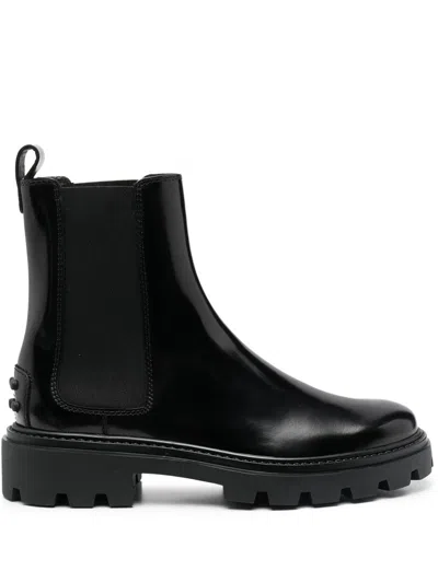 TOD'S STUDDED CHELSEA BOOTS