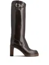 Tod's Boots In Leather In Brown