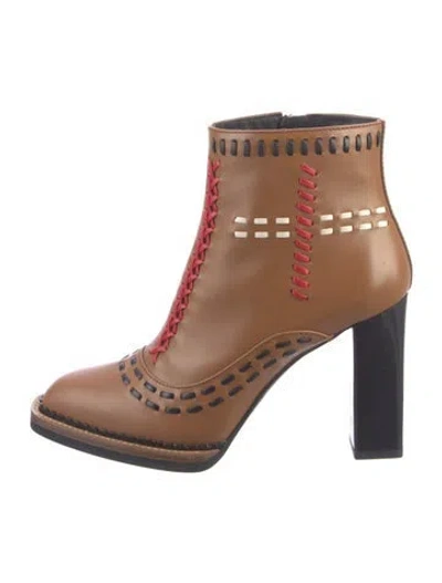 Pre-owned Tod's Leather Boots In Multi