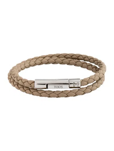 Pre-owned Tod's Leather Bracelet In Brown