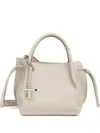 Tod's Leather Bucket Bag In Neutral