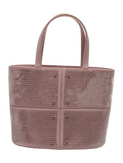 Pre-owned Tod's Leather Bucket Bag In Pink