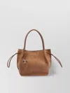 Tod's Leather Bucket Bag With Side Tie Accents