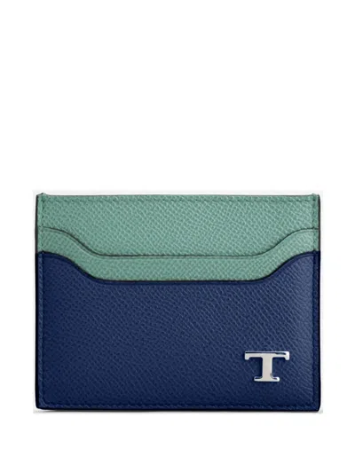 Tod's Leather Card Holder In Multi
