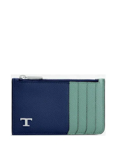 Tod's Leather Card Holder In Multi