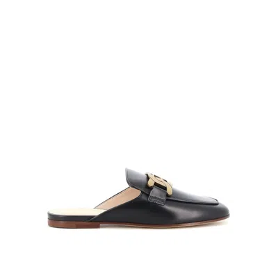 Tod's Leather Chain Mules