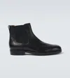 Tod's Leather Chelsea Boots In Black