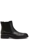 Tod's Suede Leather Chealsea Boots In Black