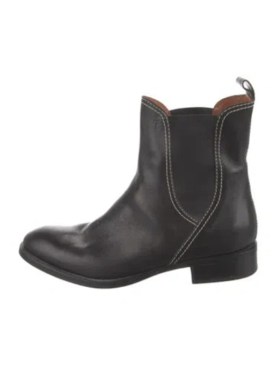 Pre-owned Tod's Leather Chelsea Boots In Black