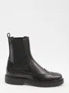 Tod's Chelsea Boots With Elastic Side Panels In Black
