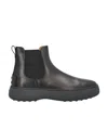 Tod's W. G. Chelsea Boots In Leather In Black