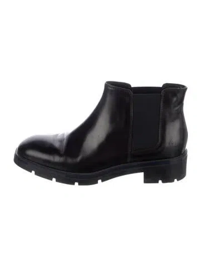 Pre-owned Tod's Leather Chelsea Boots In Blue