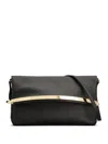 Tod's Leather Clutch Bag In Black