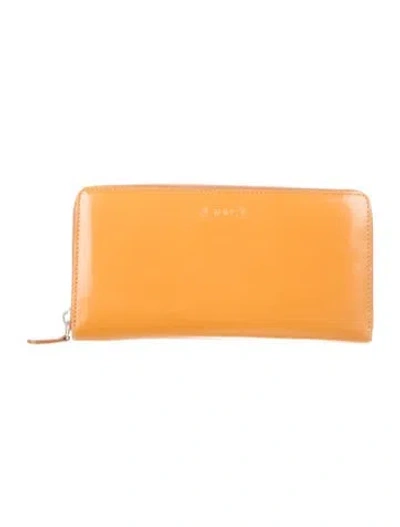 Pre-owned Tod's Leather Continental Wallet In Brown